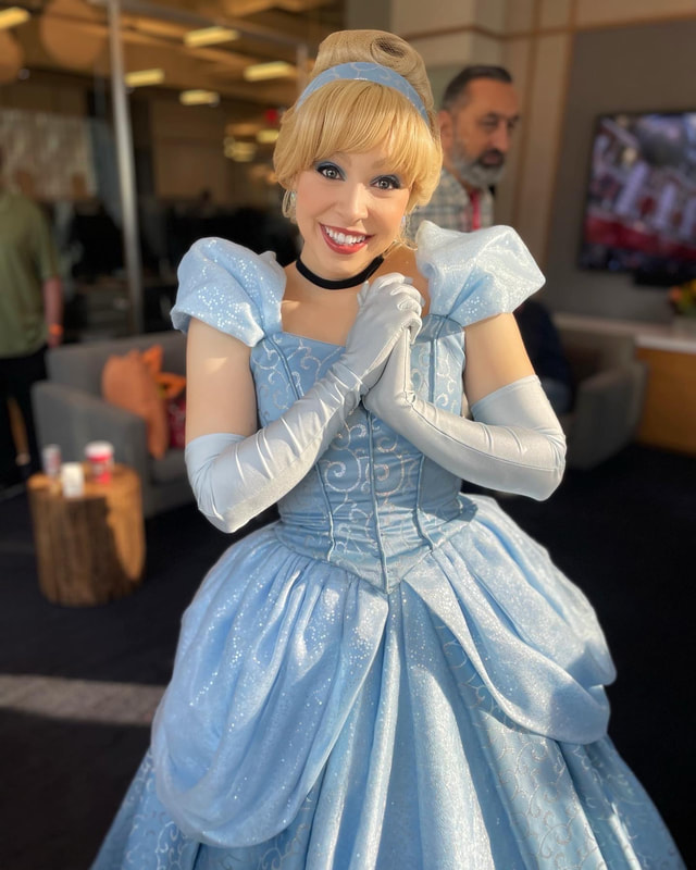 Cinderella attends a family corporate event on Thanksgiving at Bank of America