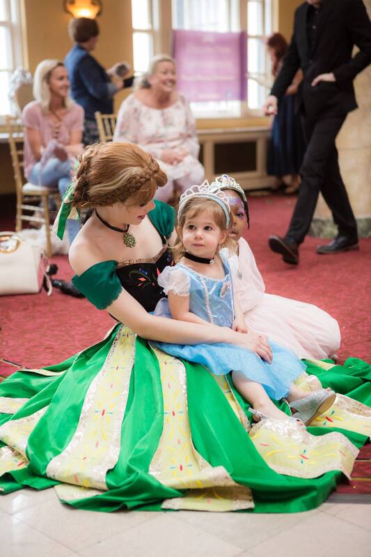 Elsa and Anna princess ball NYC