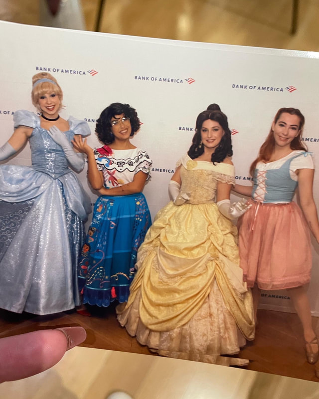 Joy's Princess Parties attended a corporate event at Bank of America