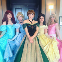 Princesses at Bank of America event 