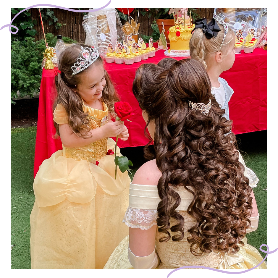 princess belle at little princess parties NYC